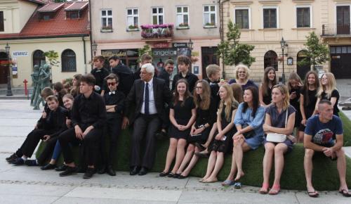 Koncert orkiestr dętych na wielickim Rynku 